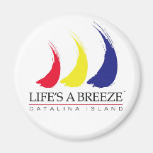 Life's a Breeze™_Paint-The-Wind_Catalina Island Fridge Magnets