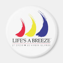 Life's a Breeze™_Paint-The-Wind St. Croix Refrigerator Magnet