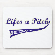 Lifes a Pitch! Mouse Pads