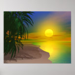 Life's a Sunny Beach Posters
