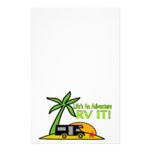Life's An Adventure So RV It Stationery