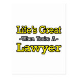 Life's Great...Lawyer Postcard