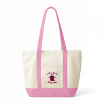 Life's Short, Knit Fast Fun Knitting Design Tote Bags