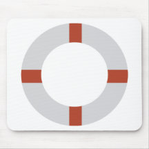 lifesaver icon mouse pads