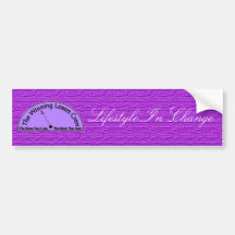 Lifestyle In Change bumper sticker