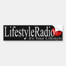 LifestyleRadio Bumpersticker Bumper Sticker