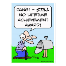 lifetime achievement award post cards