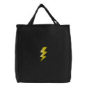 Lighning Bolt Tote embroidered bags