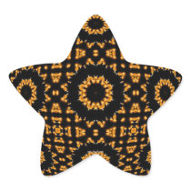 Light a Candle kaleidoscope mandala Stickers