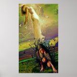 Light and Dark Yin and Yang Good and Evil Poster