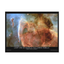 Light and Shadow in the Carina Nebula Postcards
