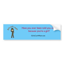 Light Army Woman Bumper Stickers