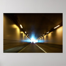 Light at the End of the Tunnel by SRF Poster