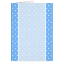Light Blue and White. Star Pattern. Cards