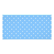 Light Blue and White. Star Pattern. Photo Greeting Card