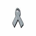 light blue awareness ribbon