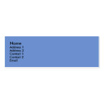 light blue colour business card