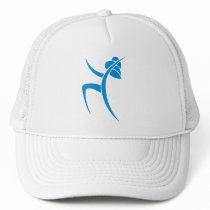 Light Blue Dancing Woman Hat