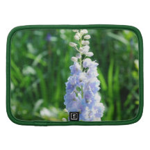 Light Blue Delphinium Wallet Folio Planner