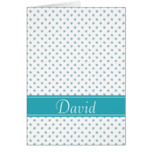 Light blue flowers with light blue stripe felicitaciones
