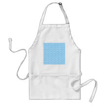 Light Blue Geometric Abstract Pattern. Apron