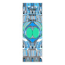 Light blue green superfly design business card