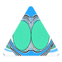 Light blue green superfly design