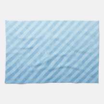 Light Blue Grunge Stripes Hand Towels