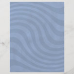 Light blue wavy stripes flyers for your text