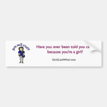 Light Blue Womens Football Bumper Stickers