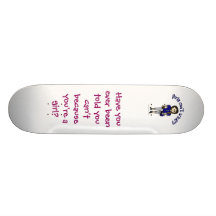 Light Blue Womens Football Skate Boards