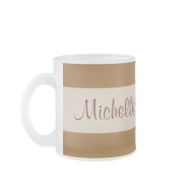 light brown coffee mug