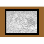 light brown photoframe photo cut out