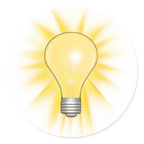 Light Bulb - Dim The Lights Sticker