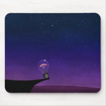Light bulb mouse mat