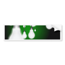 Light Bulbs Bumper Stickers
