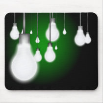 Light Bulbs Mouse Pad