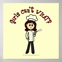 Light Chef Girl Posters