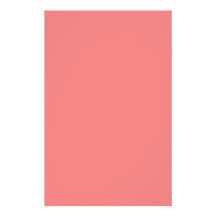 Light Coral Custom Stationery