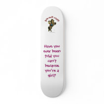 Light Cowgirl on Horse Skate Boards