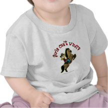 Light Cowgirl on Horse T-shirts