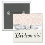 light cream and pink damask