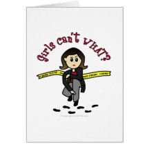 Light CSI Girl Card