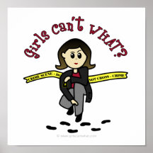 Light CSI Girl Print