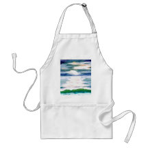 Light Dance on the Sea CricketDiane Ocean Art Aprons