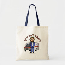 Light EMT Paramedic Girl Canvas Bags
