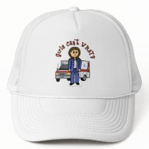 Light EMT Paramedic Girl Mesh Hat
