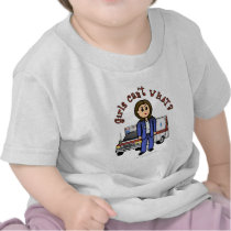 Light EMT Paramedic Girl Tee Shirts