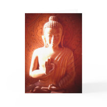 Light falling on Buddha Greeting Card