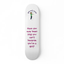 Light Female Juggler Custom Skate Board